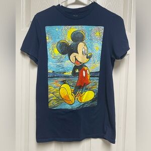 Disney Black Cotton T-Shirt Jr girls Size Small